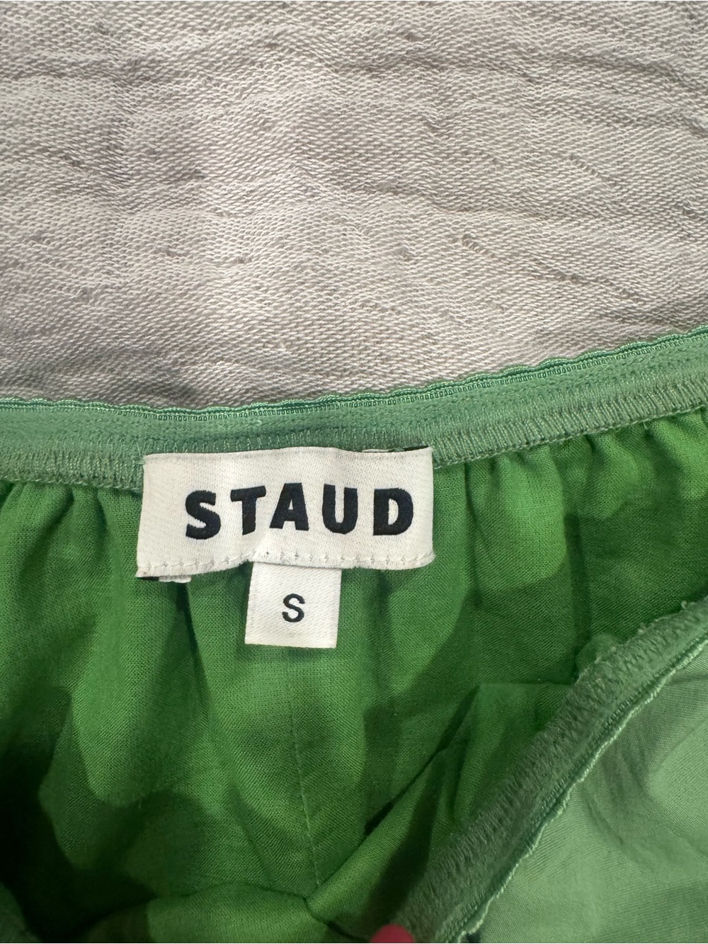 STAUD green top